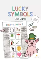 Aperçu - Cartes / Images - Lucky Symbols / Symboles porte-bonheur: Clip Cards (Cartes à pince pour le cours d'anglais) - Page de couverture