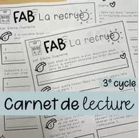 Aperçu - Autre type de ressources - Carnet de lecture - Fab T.1 - Page de couverture