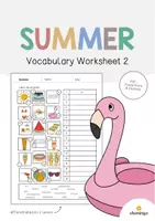 Aperçu - Fiches - Summer / Été: Vocabulary Worksheet 2 (Fiche d'exercices d'anglais) - Page de couverture