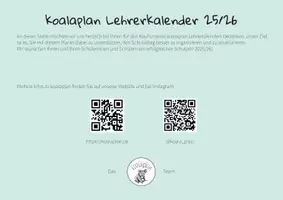Vorschau - Lehrpläne/Lehrermaterial - 🐨 koalaplan Lehrerkalender 2025/26 digital - Seite 3