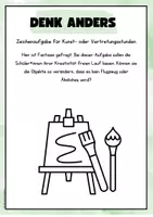 Vorschau - Arbeitsblätter - Denk anders - schwere Version - Deckblatt