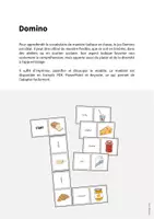 Aperçu - Jeux - Breakfast / Petit-déjeuner: Domino (Jeu pour le cours d'anglais) - Page 1