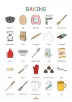 Aperçu - Affichage - Baking / Cuisson: Vocabulary Poster (Affiche pour le cours d'anglais) - Page 3