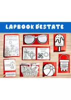 anteprima - Esercizi - Lapbook d'estate - Pagina di copertina
