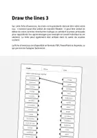 Aperçu - Cartes d'exercices - Fruits: Draw the lines 3 (Fiche d'exercices d'anglais) - Page 1