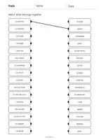 Aperçu - Cartes d'exercices - Fruits: Draw the lines 3 (Fiche d'exercices d'anglais) - Page 2