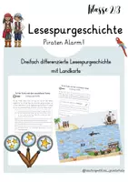 Vorschau - Spiele - Lesespurgeschichte - Piraten Alarm - Deckblatt