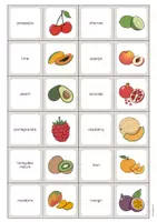 Aperçu - Jeux - Fruits: Domino (Jeu pour le cours d'anglais) - Page 3