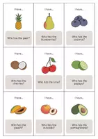 Aperçu - Jeux - Fruits: I have..., who has...? (Jeu pour le cours d'anglais) - Page 3