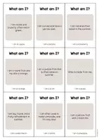 Aperçu - Jeux - Fruits: What am I? - Cards (Jeu pour le cours d'anglais) - Page 2