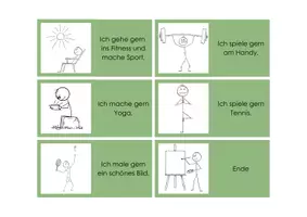 Vorschau - Spiele - Lese-Domino Freizeit & Hobbys – CH/DE-Variante (3 Farben) - Seite 3