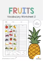 Aperçu - Jeux - FRUITS: Pack XXL de ressources pour les cours d’anglais - Page 1