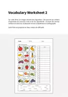 Aperçu - Jeux - FRUITS: Pack XXL de ressources pour les cours d’anglais - Page 2