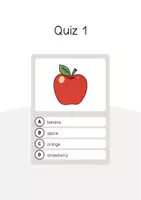 Aperçu - Jeux - Fruits: Vocabulary Quiz (Jeu de questions pour le cours d'anglais) - Page 3