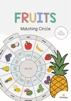 Aperçu - Cartes / Images - Fruits: Matching Circle (Puzzle circulaire pour le cours d'anglais) - Page de couverture