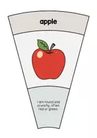 Aperçu - Cartes / Images - Fruits: Matching Circle (Puzzle circulaire pour le cours d'anglais) - Page 3
