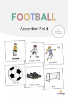 Aperçu - Fiches - Football: Accordion Fold (Jeu pour le cours d'anglais) - Page de couverture