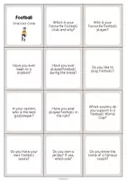 Aperçu - Cartes / Images - Football: Smalltalk Cards (Cartes de conversation) - Page 2