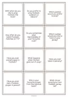 Aperçu - Cartes / Images - Football: Smalltalk Cards (Cartes de conversation) - Page 3