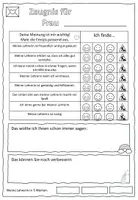 Vorschau - Arbeitsblätter - Zeugnis für Lehrer:innen / Schülerfeedback / Feedback - Seite 3