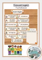 Vorschau - Poster - Klassenregeln - Fuchsklasse - Deckblatt