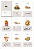 Aperçu - Jeux - Fast Food / Restauration rapide: I have..., who has...? (Jeu pour le cours d'anglais) - Page 2