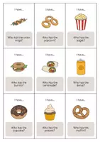 Aperçu - Jeux - Fast Food / Restauration rapide: I have..., who has...? (Jeu pour le cours d'anglais) - Page 3