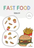 Aperçu - Jeux - Fast Food / Restauration rapide: Match! (Jeu pour le cours d'anglais) - Page de couverture