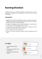 Aperçu - Jeux - Fast Food / Restauration rapide: Running Dictation (Dictée en mouvement pour le cours d'anglais) - Page 1