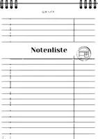 Vorschau - Anderer Materialtyp - 📄 Notentabelle (Excel) – zur Berechnung der Jahresnoten - Deckblatt