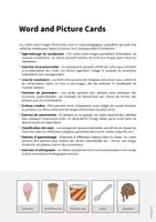 Aperçu - Affichage - Ice Cream Shop / Glacier: Word and Picture Cards (Cartes avec images pour le cours d'anglais) - Page 1