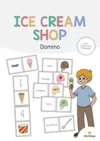 Aperçu - Jeux - Ice Cream Shop / Glacier: Domino (Jeu pour le cours d'anglais) - Page de couverture