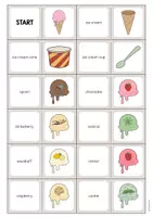 Aperçu - Jeux - Ice Cream Shop / Glacier: Domino (Jeu pour le cours d'anglais) - Page 2