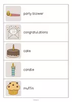 Aperçu - Jeux - Party / Fête: Running Dictation (Dictée en mouvement pour le cours d'anglais) - Page 3
