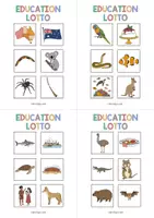 Aperçu - Jeux - Australia / Australie: Education Lotto (Jeu pour le cours d'anglais) - Page 3