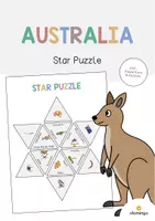 Aperçu - Jeux - Australia / Australie: Star Puzzle (Jeu pour le cours d'anglais) - Page de couverture