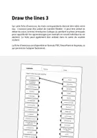 Aperçu - Cartes d'exercices - Australia / Australie: Draw the lines 3 (Fiche d'exercices d'anglais) - Page 1