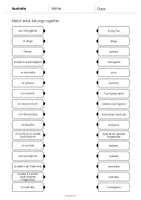 Aperçu - Cartes d'exercices - Australia / Australie: Draw the lines 3 (Fiche d'exercices d'anglais) - Page 3