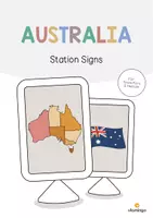 Aperçu - Affichage - Australia / Australie: Station Signs (Cartes de travail en atelier) - Page de couverture