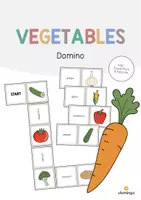 Aperçu - Jeux - Vegetables / Légumes: Domino (Jeu pour le cours d'anglais) - Page de couverture
