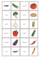 Aperçu - Jeux - Vegetables / Légumes: Domino (Jeu pour le cours d'anglais) - Page 2