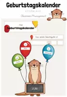 Vorschau - Poster - Classroom-Management: Geburtstagskalender für deine Otterklasse (Kl.1-4) - Deckblatt