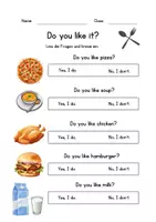 Vorschau - Arbeitsblätter - Übungsheft und Flashcards Food - Seite 3