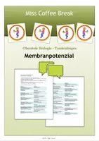 Vorschau - Arbeitsblätter - Membranpotential (Ruhepotential & Aktionspotential) - Tandembogen - Deckblatt
