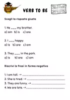 anteprima - Esercizi - 5 Esercizi di Inglese sul verbo "TO BE" - Pagina 2