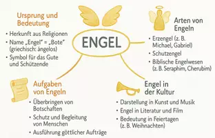 Vorschau - Arbeitsblätter - Arbeitsblatt zum Thema "Engel" + Onlineübung & MP3 + Mindmap + Infografik - Seite 3
