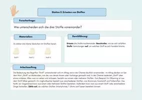 Vorschau - Stationenlernen - Schülerexperimente in Stationen: Stoffeigenschaften - Seite 2