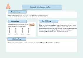 Vorschau - Stationenlernen - Schülerexperimente in Stationen: Stoffeigenschaften - Seite 3