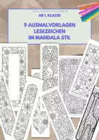 Vorschau - Arbeitsblätter - Mandala Lesezeichen – 9 Ausmalvorlagen 🌸 - Deckblatt