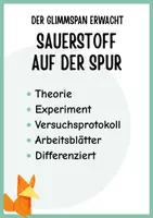 Vorschau - Arbeitsblätter - Protokoll Glimmspanprobe - Nachweisreaktionen - Experimente, Arbeitsblätter, Zusatzaufgaben - Deckblatt
